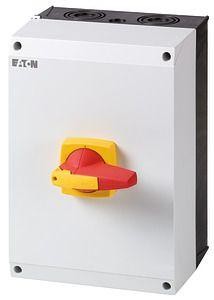  Выключатель-разъединитель 3п замок; ручка красн./желт. DMM-160/3/I5/P-R EATON 172794 