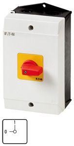  Выключатель в корпусе 3P+N 25А P1-25/I2H-RT/N красн. ручка EATON 227865 