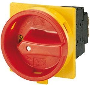  Выключатель нагрузки 2п Ie=12А 0-1 90град. T0-1-102/E/SVB красн. ручка EATON 203483 