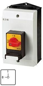  Переключатель кулачковый в корпусе 3п 25А замок P1-25/I2/SVC(S)-RT красн. ручка EATON 207307 