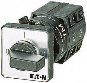  Выключатель 3P+N Iu=10А 0-1 пол. 90град. 30х30мм перед. креп. TM-2-8293/E EATON 077250 