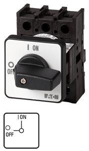  Выключатель 3P+N 25А перед. креп. в отверстия 22мм P1-25/EZ/N EATON 079218 