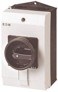  Выключатель нагрузки в корпусе 3п 32А запираемый P1-32/I2H/SVB-SW черн. ручка EATON 227872 