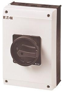  Выключатель нагрузки в корпусе 3P+N 63А P3-63/I4-SI/N-SW черн. ручка EATON 207366 