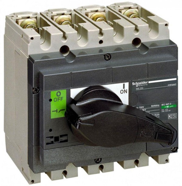  Выключатель-разъединитель 4п INS250 160А SchE 31105 