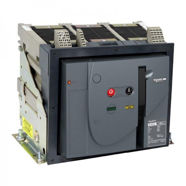  Выключатель-разъединитель EasyPact MVS 4000А 3p 50кА стац. с ручн. приводом SchE MVS40N3MF0D 