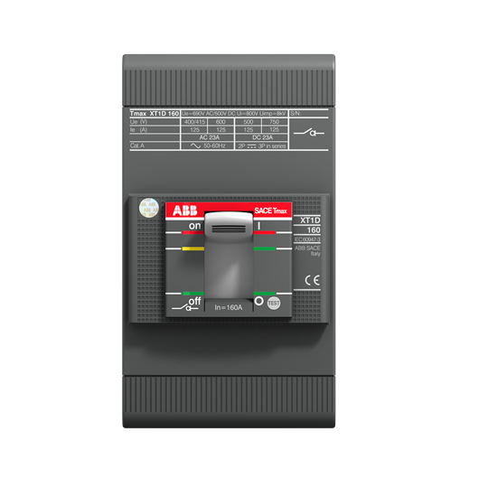  Выключатель-разъединитель 3п XT1D160 3p F F ABB 1SDA068208R1 