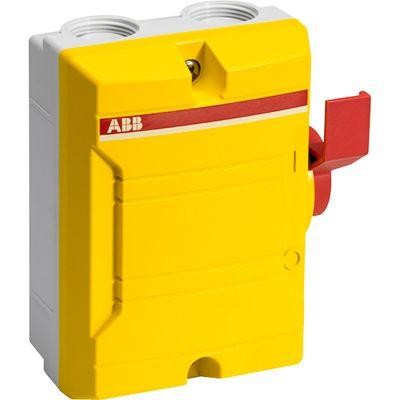  Рубильник 3п BWS316Y TPN 16А в боксе с доп. конт. IP65 ABB 2CMA142423R1000 