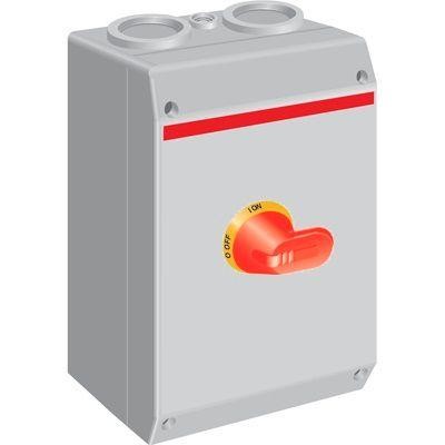  Рубильник 6п OTP125BA6M 125А 4хМ50+2хМ16 желт./красн. ручка в боксе ABB 1SCA022812R7690 