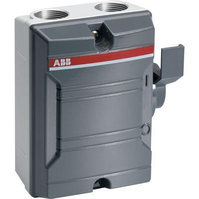  Рубильник 3п KSE325 TPN 25А в боксе упр. сбоку алюм. ABB 2CMA142412R1000 