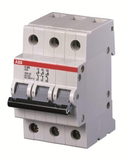  Рубильник 3п E203g 100А рычаг сер. ABB 2CDE283001R1100 