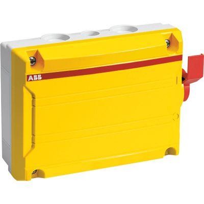  Рубильник 6п BWS616Y TPN 16А в боксе с доп. конт IP65 ABB 2CMA142425R1000 