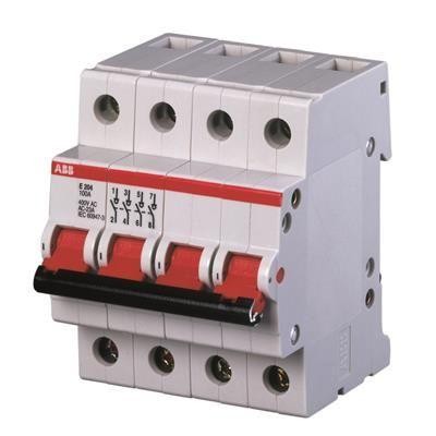  Рубильник 4п E204r 125А рычаг сер. ABB 2CDE284001R1125 