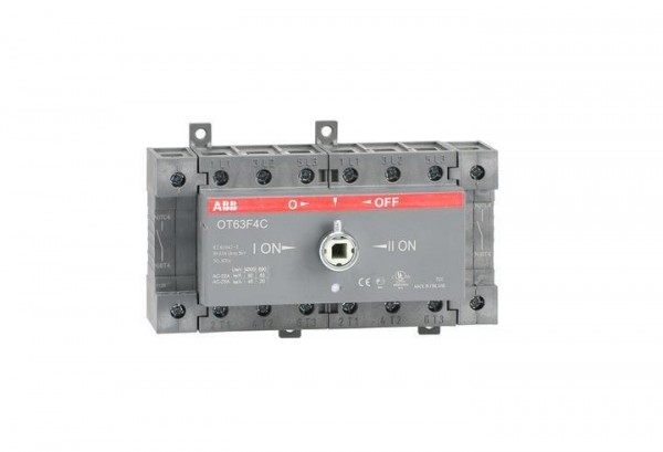  Рубильник реверсивный 4п OT63F4C 63А без ручки ABB 1SCA105369R1001 