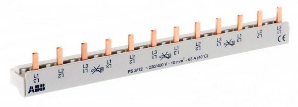  Разводка шинная 3ф PS3/12(PIN) 63A ABB 2CDL230001R1012 