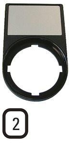  Держатель с шильдиком с обозначением 2 M22S-ST-X53 EATON 256798 