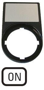  Шильдик "ON" с держателем 30х50 M22S-ST-GB6 черн. EATON 216496 