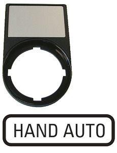  Шильдик "HAND-AUTO" с держателем 30х50 M22S-ST-D11 черн. EATON 216492 
