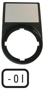  Шильдик "0-I" с держателем 30х50 M22S-ST-X88 черн. EATON 216485 