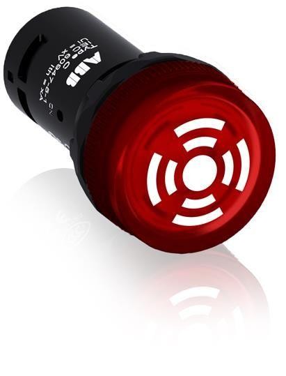  Зуммер CB1-610R с пульсирующим сигналом с подсветкой 24В AC/DC красн. ABB 1SFA619600R6101 
