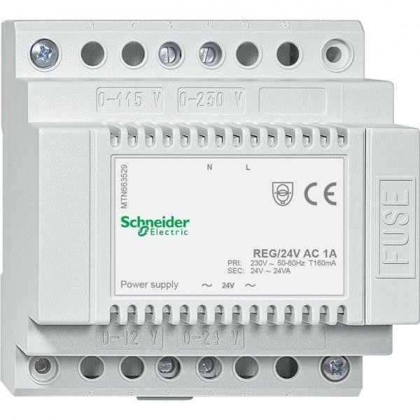  Источник питания REG AC24В/1А SchE MTN663529 