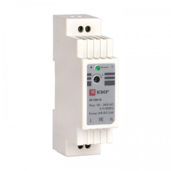  Блок питания 24В DR-15W-24 PROxima EKF dr-15w-24 