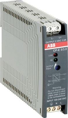  Блок питания CP-E 5/3.0 (регулир. вых. напряж.) 90-265В AC/120-370В DC вых. 5В DC/3.0А ABB 1SVR427033R3000 