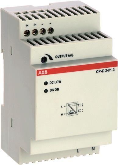  Блок питания CP-D 24/1.3 вх. 90-265В AC/120-370В DC вых. 24В DC/1.3А ABB 1SVR427043R0100 