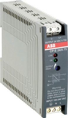  Блок питания CP-E 24/0.75 вх. 90-265В AC/120-370В DC вых. 24В DC/0.75А ABB 1SVR427030R0000 