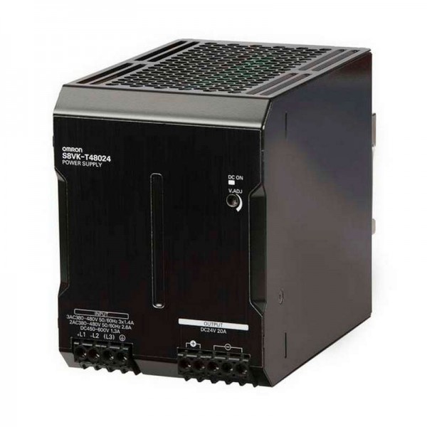  Источник питания S8VKT48024 3ф 480Вт 24В Omron 386429 