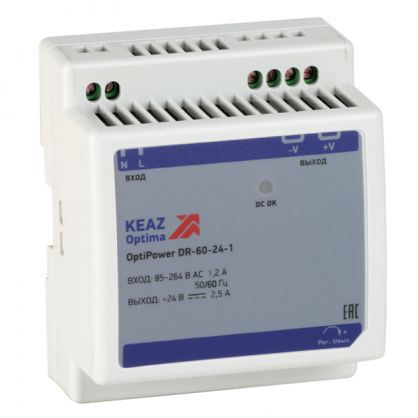  Блок питания OptiPower DR-60-24-1 КЭАЗ 284546 