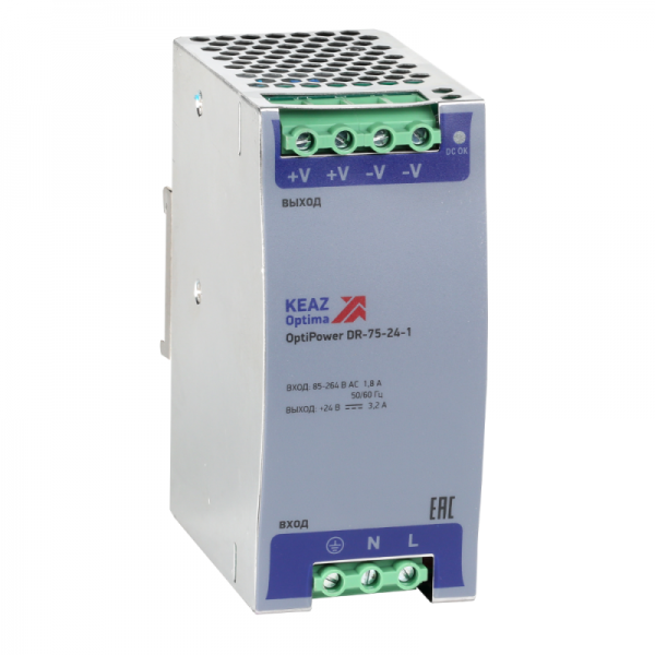  Блок питания OptiPower DR-75-24-1 КЭАЗ 284547 