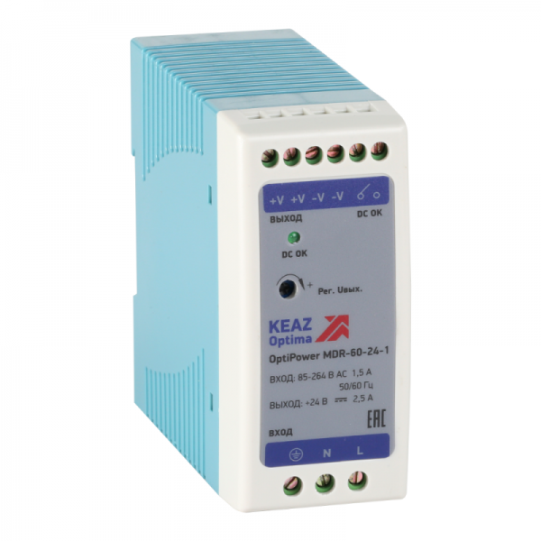  Блок питания OptiPower MDR-60-24-1 КЭАЗ 284541 