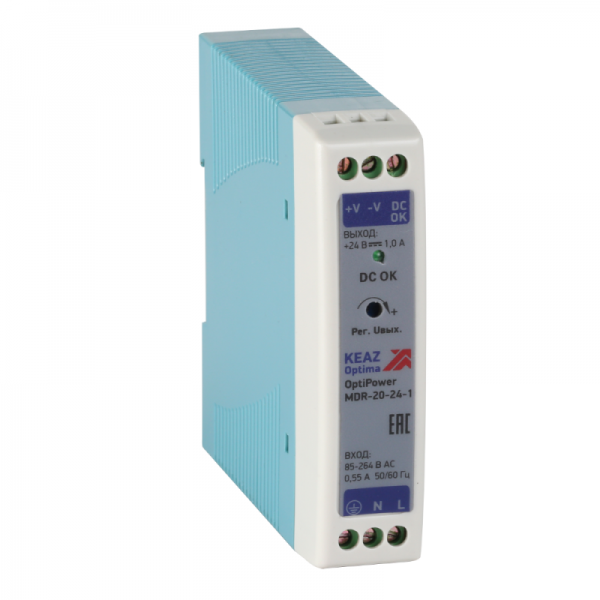  Блок питания OptiPower MDR-20-24-1 КЭАЗ 284539 