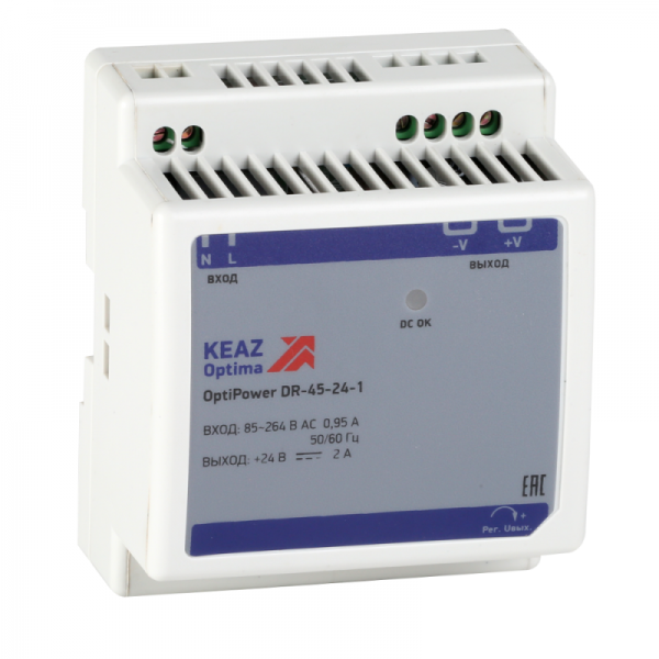  Блок питания OptiPower DR-45-24-1 КЭАЗ 284545 