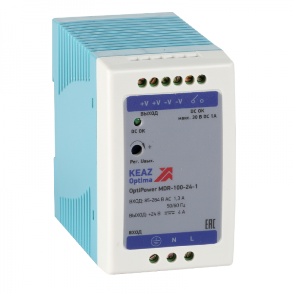  Блок питания OptiPower MDR-100-24-1 КЭАЗ 284542 