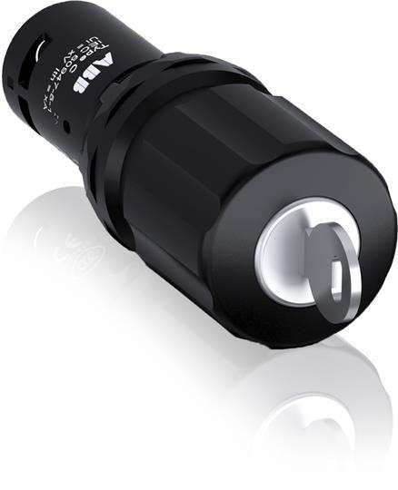  Кнопка с опусканием при помощи ключа СЕ3К1-10В-11 черн. ABB 1SFA619502R1076 
