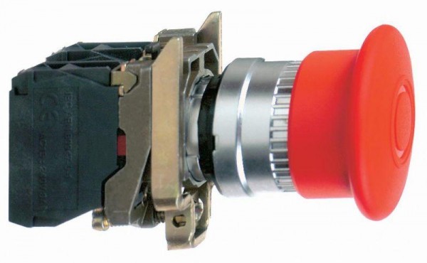  Кнопка аварийной остановки 1HO+1H3 красн. SchE XB4BT845 
