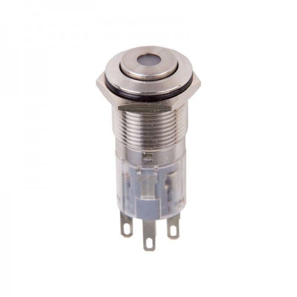  Кнопка антивандальная d12 Фикс (2с) ON-OFF выпуклая (A12-B2) Rexant 36-3152 