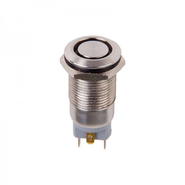  Кнопка антивандальная d12 12В Фикс (2с) ON-OFF зел. (A-12-C2) Rexant 36-3222 
