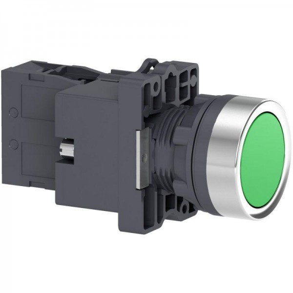  Кнопка LED 1НO 24В с подсвет. зел. SchE XA2EW33B1 