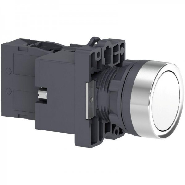  Кнопка LED 1НO 24В с подсвет. бел. SchE XA2EW31B1 