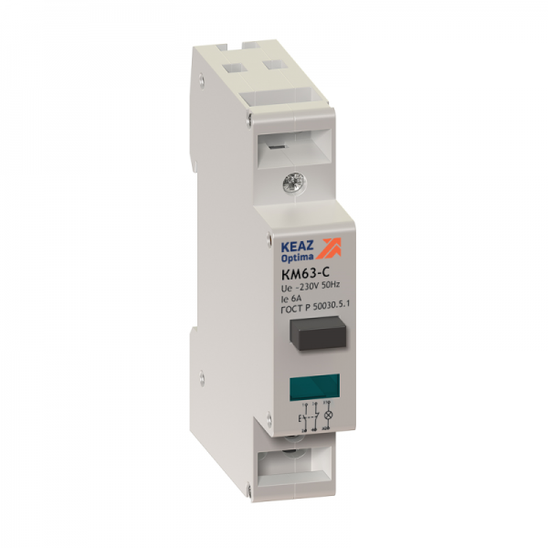  Кнопка управления мод. OptiDin KM63 CF 02 УХЛ3 КЭАЗ 138910 