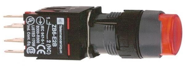  Кнопка 16мм красная с подсветкой SchE XB6AE4B5B 