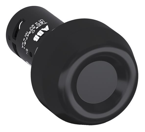  Кнопка усиленная CP6-10B-11 черн. 1НО+1НЗ с резиновым колпачком IP69K ABB 1SFA619105R1076 