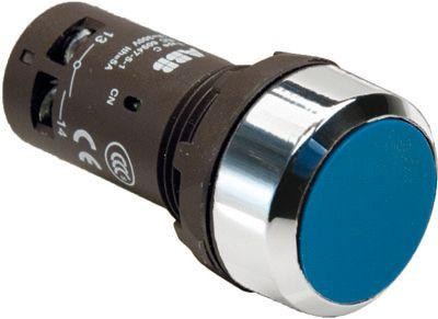  Кнопка CP2-30L-10 с фикс. 1HO син. ABB 1SFA619101R3014 
