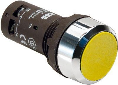  Кнопка CP1-30Y-20 без фикс. 2HO желт. ABB 1SFA619100R3023 