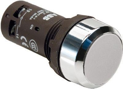  Кнопка CP2-30W-20 с фикс. 2HO бел. ABB 1SFA619101R3025 