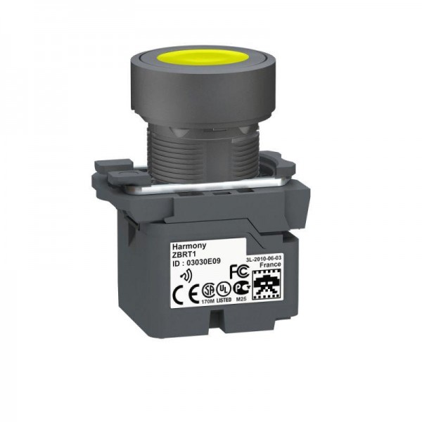  Кнопка беспроводная с желт. толкателем SchE ZB5RTA5 