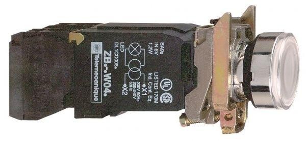  Кнопка 22мм 110-120В с возвр. с подсветкой SchE XB4BW3135 